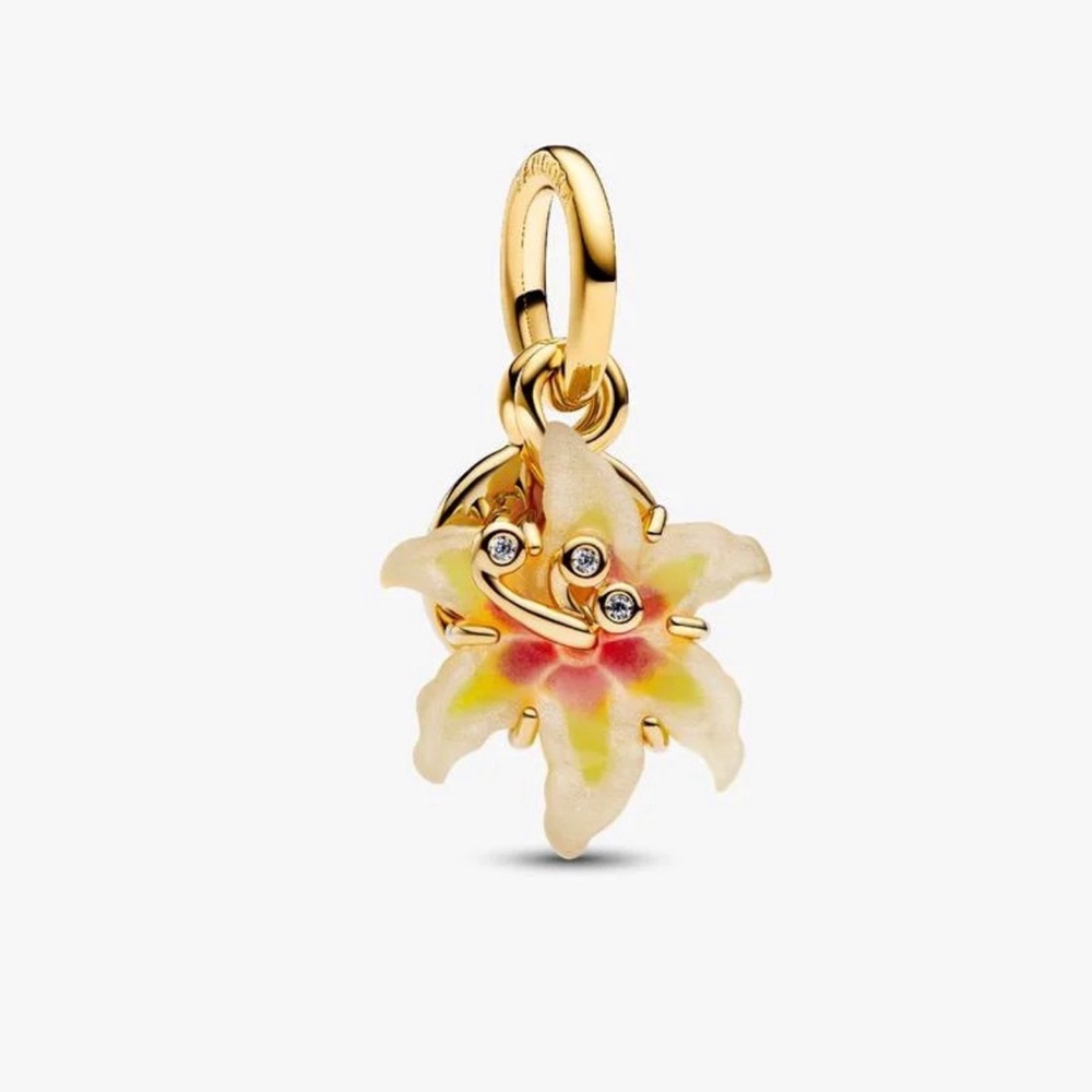 Pandora Disney Tangled Sundrop Flower Glow-in-the-dark Charm